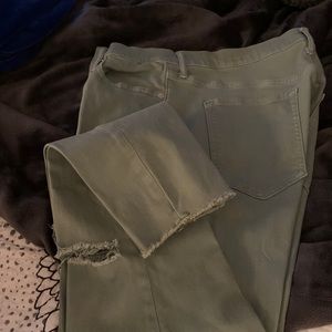 Gap legging Jean -Soft green.